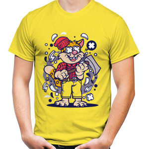 Kaos Leopard Lumberjack