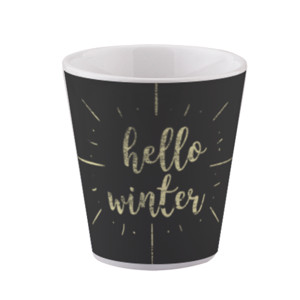 Mug Hello Winter - Mug Kerucut