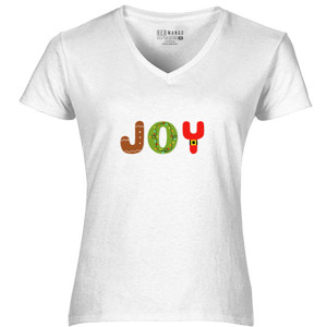 Kaos Joy - Kaos Wanita V-neck by Co_mbro