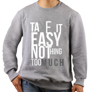 Jaket Sweater Take it Easy