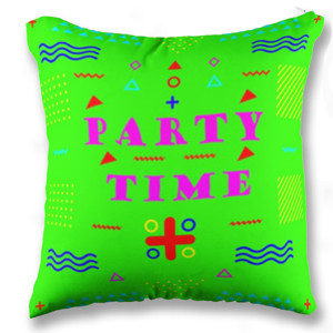 Bantal Sofa Memphis Party Time Green - Customic47
