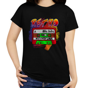 Kaos Kaos Custom Keren - Retro 80s My First Love