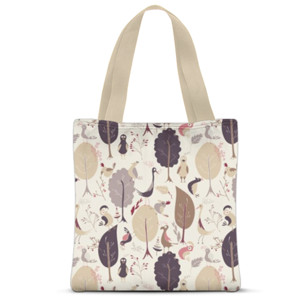 Tas Tote Fullprint Natural Edition