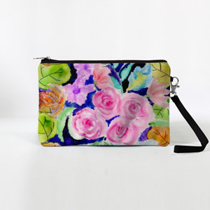 Dompet watercolor floral