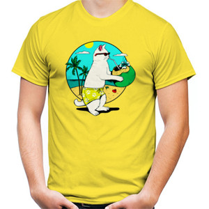 Kaos Kucing Berlibur