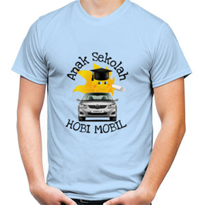 Kaos Anak sekolah hobi mobil
