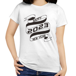 Kaos Wanita HAPPY NEW YEAR 2023