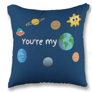 Bantal Motif My World
