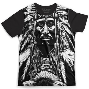 Kaos Fullprint Native American Chief