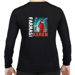 Kaos FARMASI APOTEKER CEWE GAMBAR BELAKANG