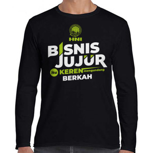Kaos Lengan Panjang HNI Bisnis Jujur