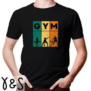 Kaos Kaos Pria Lengan Pendek - Gym