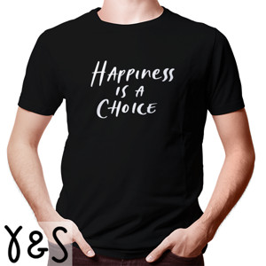 Kaos Kaos Pria Lengan Pendek - Happiness