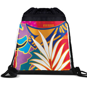 Tas Serut Tas Serut dengan Lukisan Batik Abstrak Modern