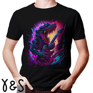 Kaos Buaya Main Gitar
