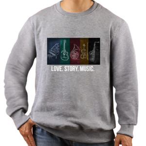 Jaket Sweater LOVE MUSIC