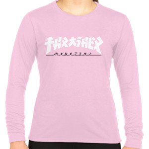 Kaos Thraser Magazine Band Unisex Pria Wanita T-Shirt