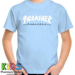 Kaos Thraser Magazine Band Unisex Pria Wanita T-Shirt