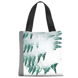 Tas Tote Fullprint Hijau daun
