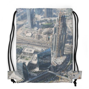 Tas Serut Fullprint Gedung pencakar langit 
