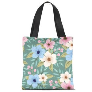 Tas Tote Fullprint floral
