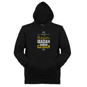 Jaket Hoodie Rajin ibadah