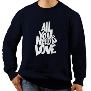 Jaket Sweater All You Need Is lLve