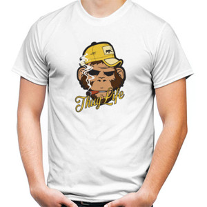 Kaos Thug Life Yellow Monkey