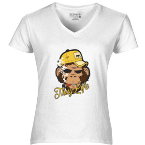 Kaos Thug Life Yellow Monkey