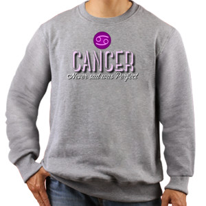 Jaket Sweater CANCER NEVER SAD