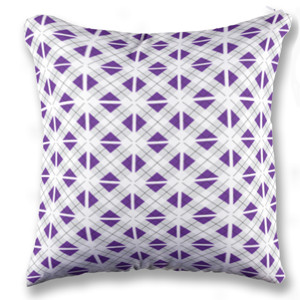 Bantal Motif Kotak-kotak Biru Ungu