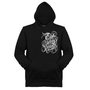Jaket Hoodie EAT SLEEP REPEAT 3
