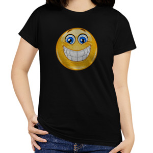 Kaos Baju Kaos Distro Emoticon Big smile