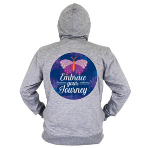 Hoodie Zipper Embrace your Journey