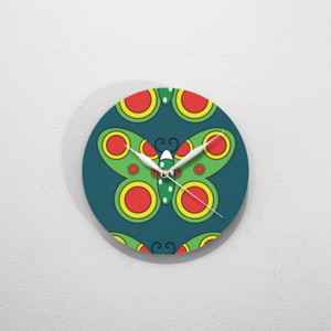 Jam Dinding Kupu-Kupu (Butterfly)