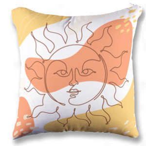Bantal Sun Pattern
