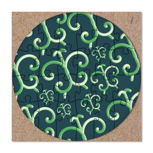 Puzzle Kupu-Kupu Abstrak 3D (3D Abstract Butterfly)