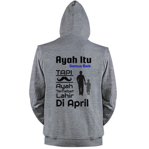 Jaket Hoodie Ayah Terhebat