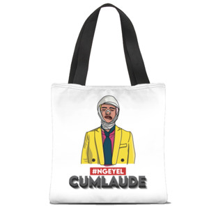 Tas Tote Fullprint Totebag mahasiswa kuliah #Ngeyelcumlaude