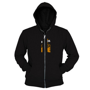 Hoodie Zipper Life is Beautiful Ride NDz