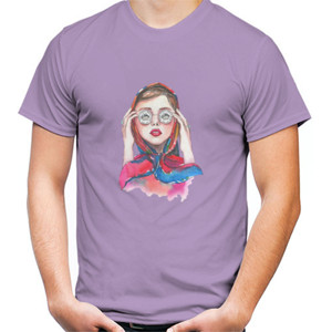 Kaos illustration woman hijab