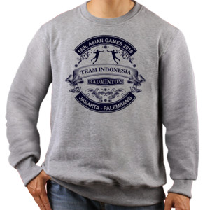 Jaket Sweater INDONESIA BADMINTON TEAM - VINTAGE (2SIDED)