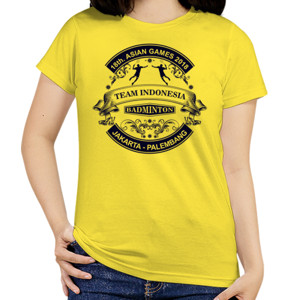 Kaos INDONESIA BADMINTON TEAM - VINTAGE (2SIDED)