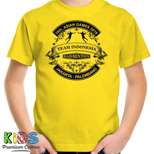 Kaos INDONESIA BADMINTON TEAM - VINTAGE (2SIDED)