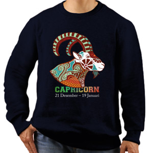 Jaket Sweater zodiak - capricorn