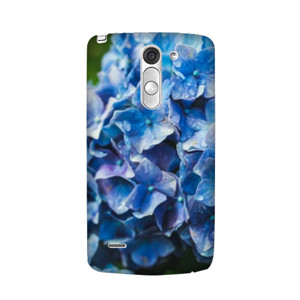 iphone 4/4s blue flower Casing HP