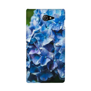 iphone 4/4s blue flower Casing HP