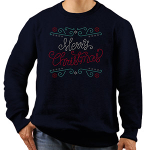 Jaket Sweater Merry Christmas Logo 2  