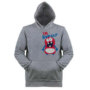Jaket Hoodie Hungry Monster 