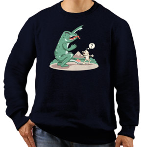 Jaket Sweater chameleon vs lizard